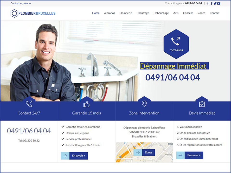 Plombier Bruxelles Service Brussel