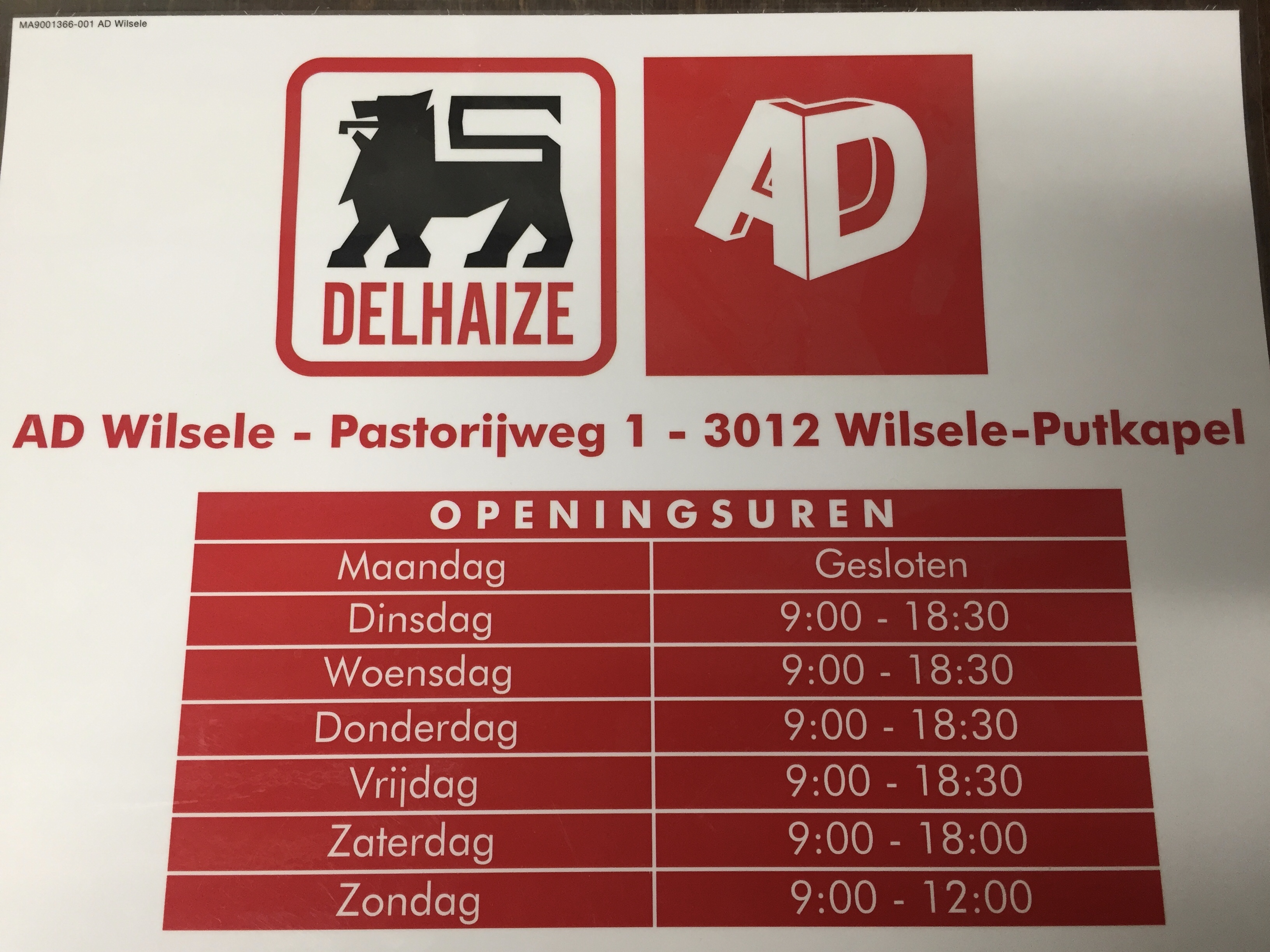 Ad Delhaize Wilsele Wilsele